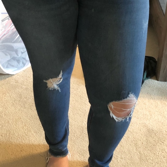 Dark wash ankle length jeans - Picture 3 of 3